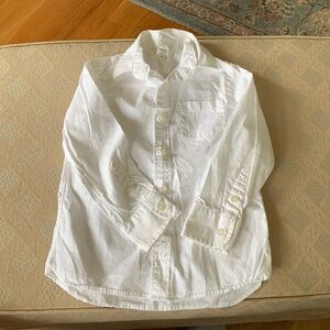 Crewcuts white shirt, boys size 4-5. Cotton.